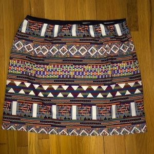 Francesca's Multi Colored Skirt